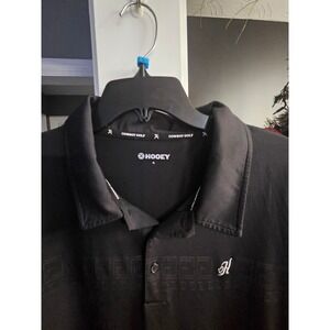 HOOEY Mens Black Cowboy Golf Polo Shirt XL